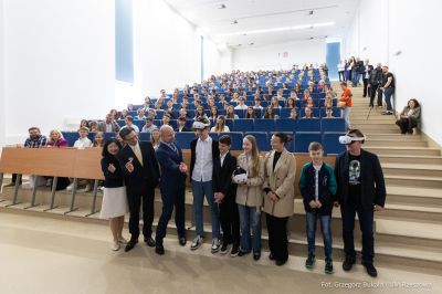 zdjęcie z konferencji prasowej z udziałem Jeffa Y. J. Liu, szefa Przedstawicielstwa Tajpej w Polsce w Poradni Psychologiczno-Pedagogicznej nr 2 w Rzeszowie, fot. Grzegorz Bukała, Urząd Miasta Rzeszowa